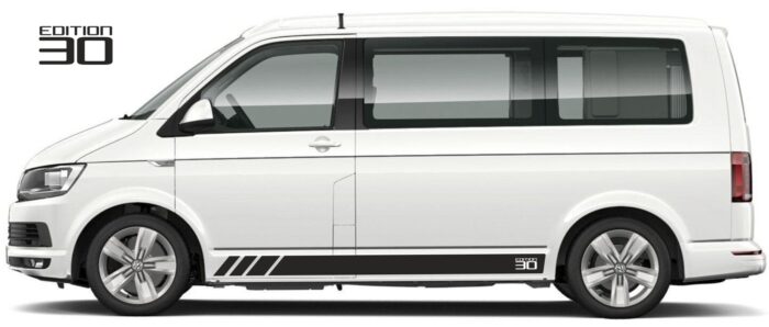 VW T6 Edition 30 pasy na boki sport naklejki decals stripes sticker aufkleber nalepky samolepky tuning