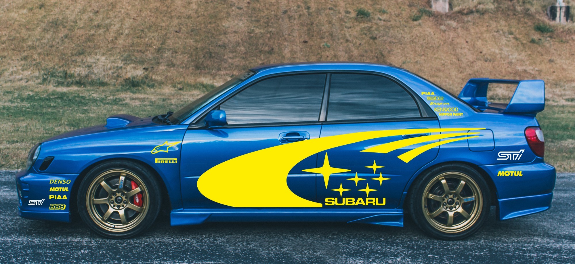Naklejki Subaru Impreza WRC STI rajdowe sticker decals