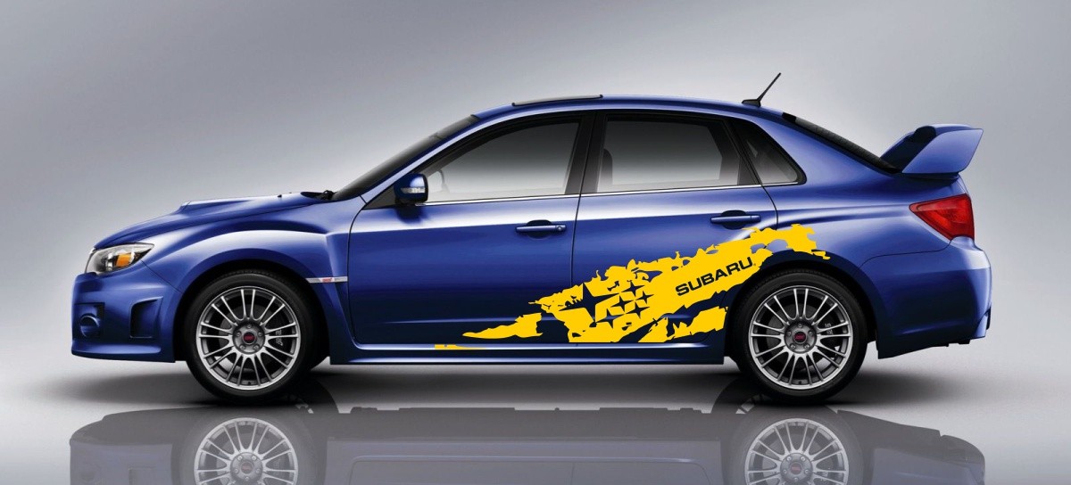 Naklejki Subaru rajdowe sticker decals