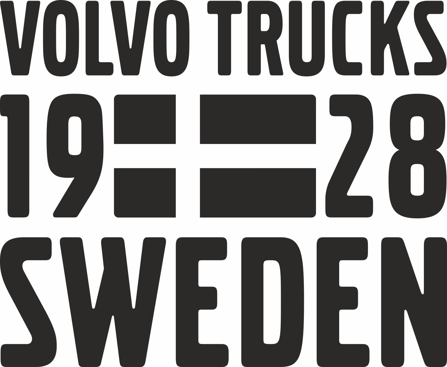 VOLVO TRUCKS 1928 SWEDEN, EDITION 2, NAKLEJKI, sticker, decals