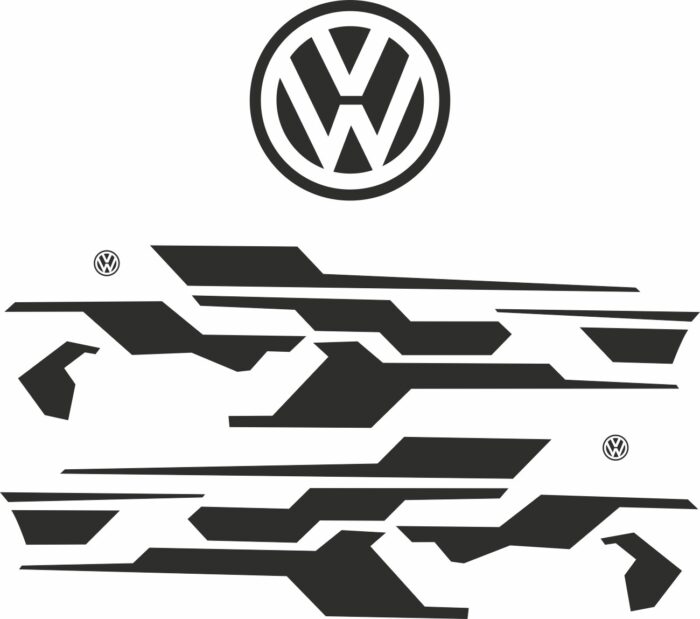 Naklejki na samochód VW ID3 tuning