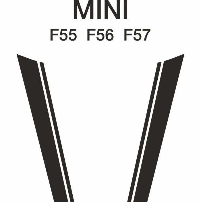 Naklejki na samochód MINI F55 F56 F57 COUNTRYMAN STICKER DECALS STRIPES