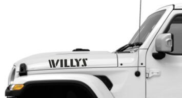 naklejki decal sticker jeep wrangler willys