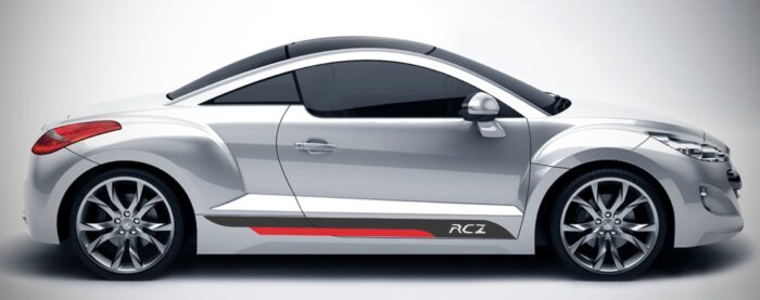 Peugeot RCZ naklejki decals stripes sticker aufkleber nalepky samolepky tuning