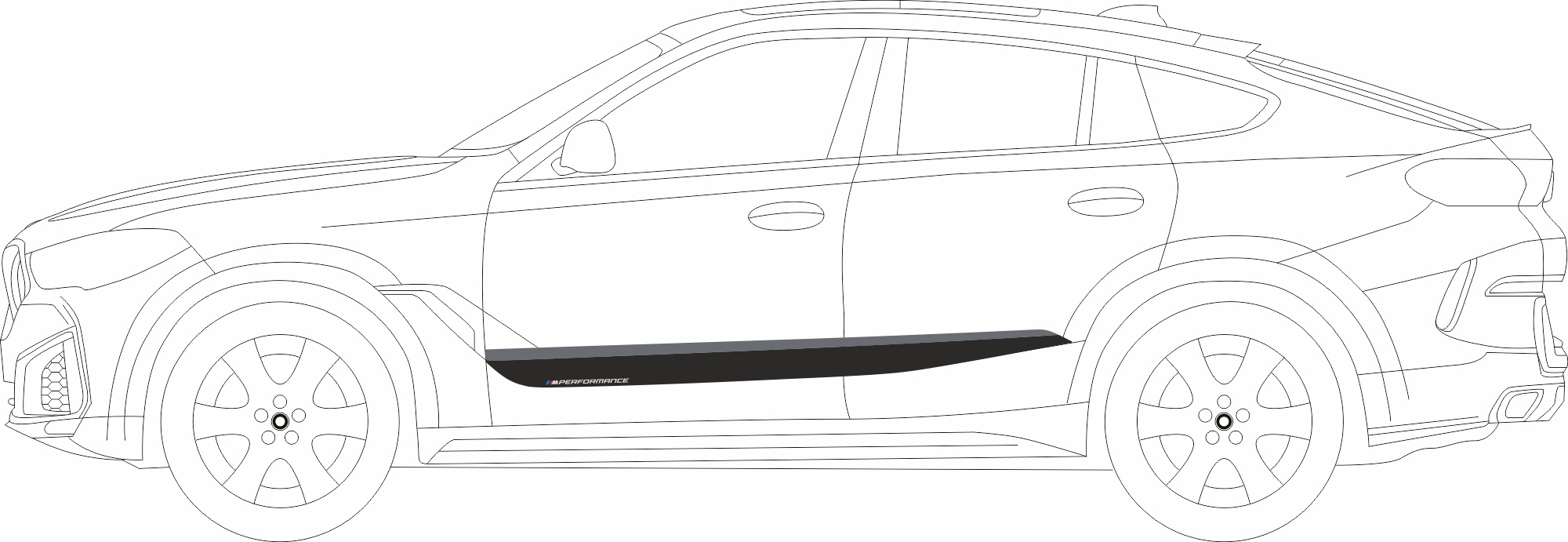 BMW X5 G05 folie naklejki decals stripes sticker aufkleber nalepky samolepky tuning