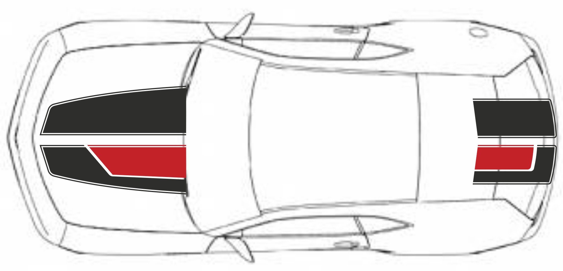 Chevrolet Camaro naklejki decals stripes sticker aufkleber nalepky