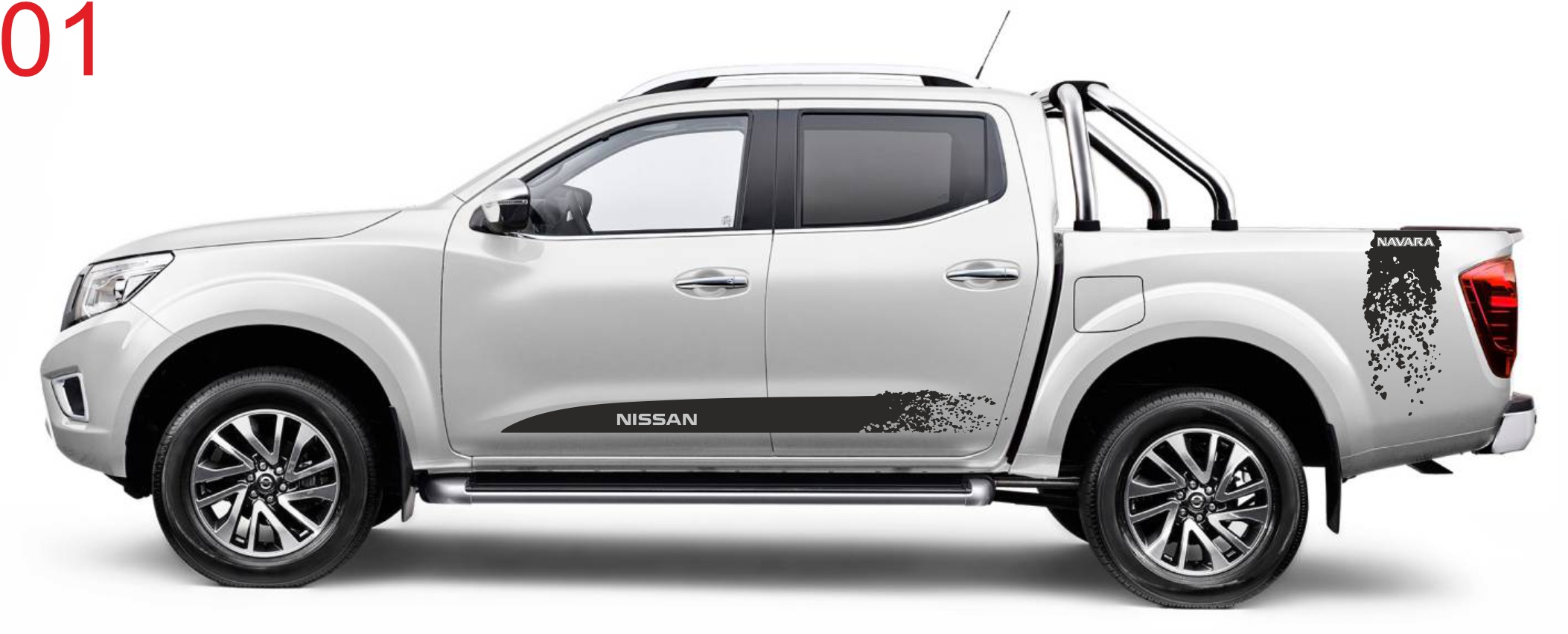 Nissan Navara naklejki decals stripes sticker aufkleber nalepky