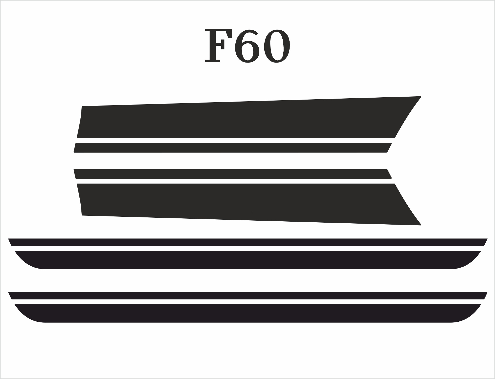 MINI Countryman F60 na maskę boki decor naklejki decals stripes sticker aufkleber nalepky samolepky tuning