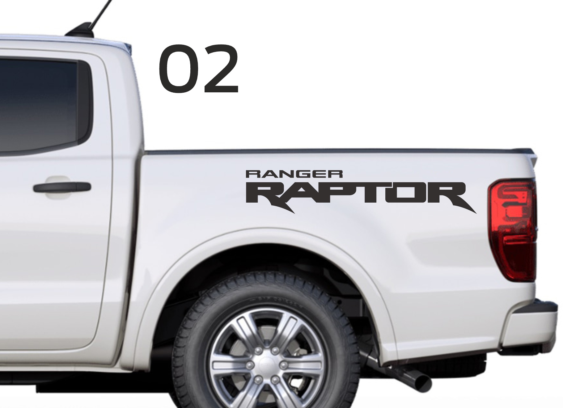 Ford Ranger Naklejka folia sticker aufkleber decals nalepky samolepky tuning na boki Ranger Raptor