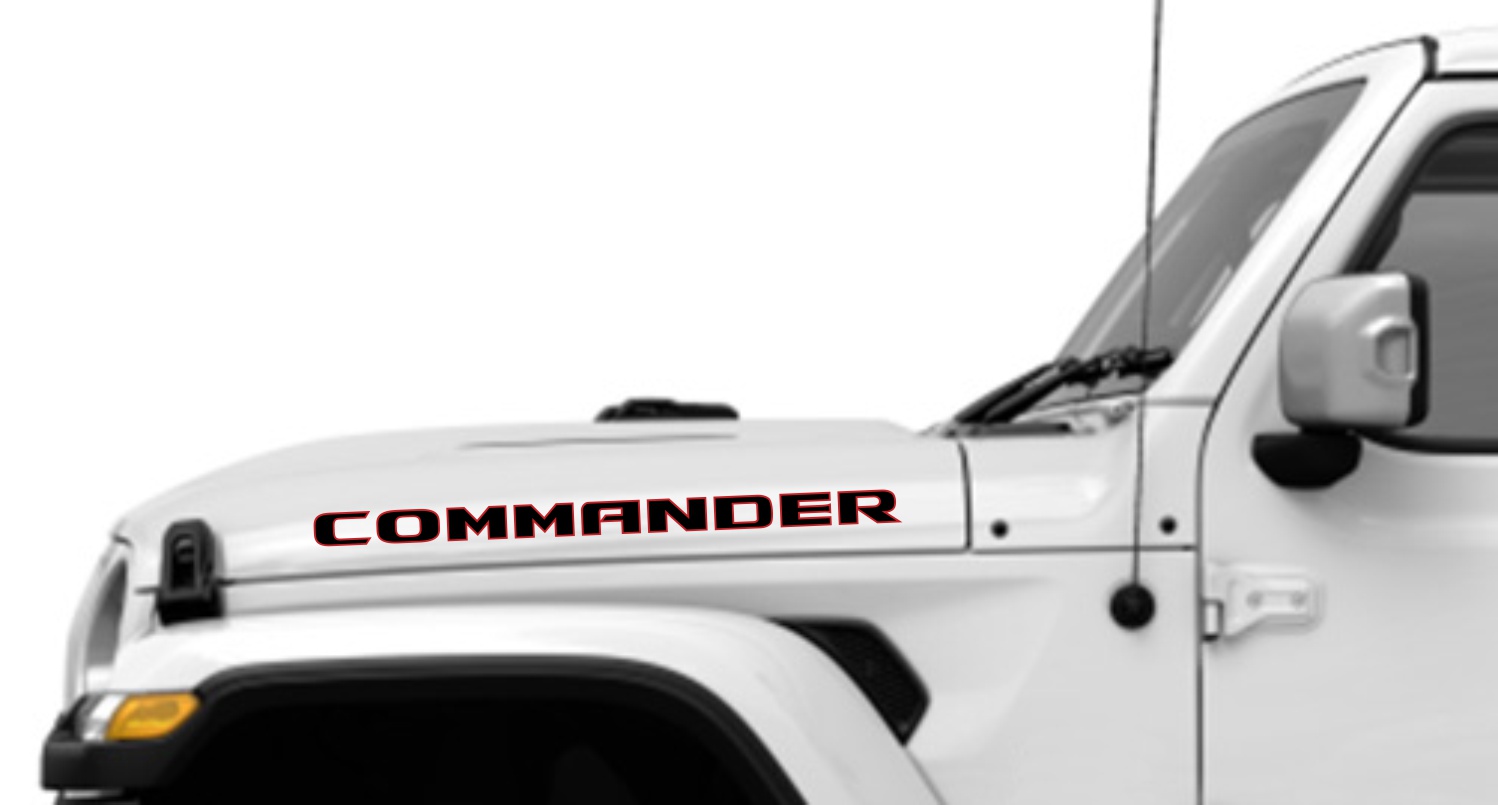 Jeep Wrangler Naklejka folia sticker aufkleber decals nalepky samolepky tuning na boki Commander