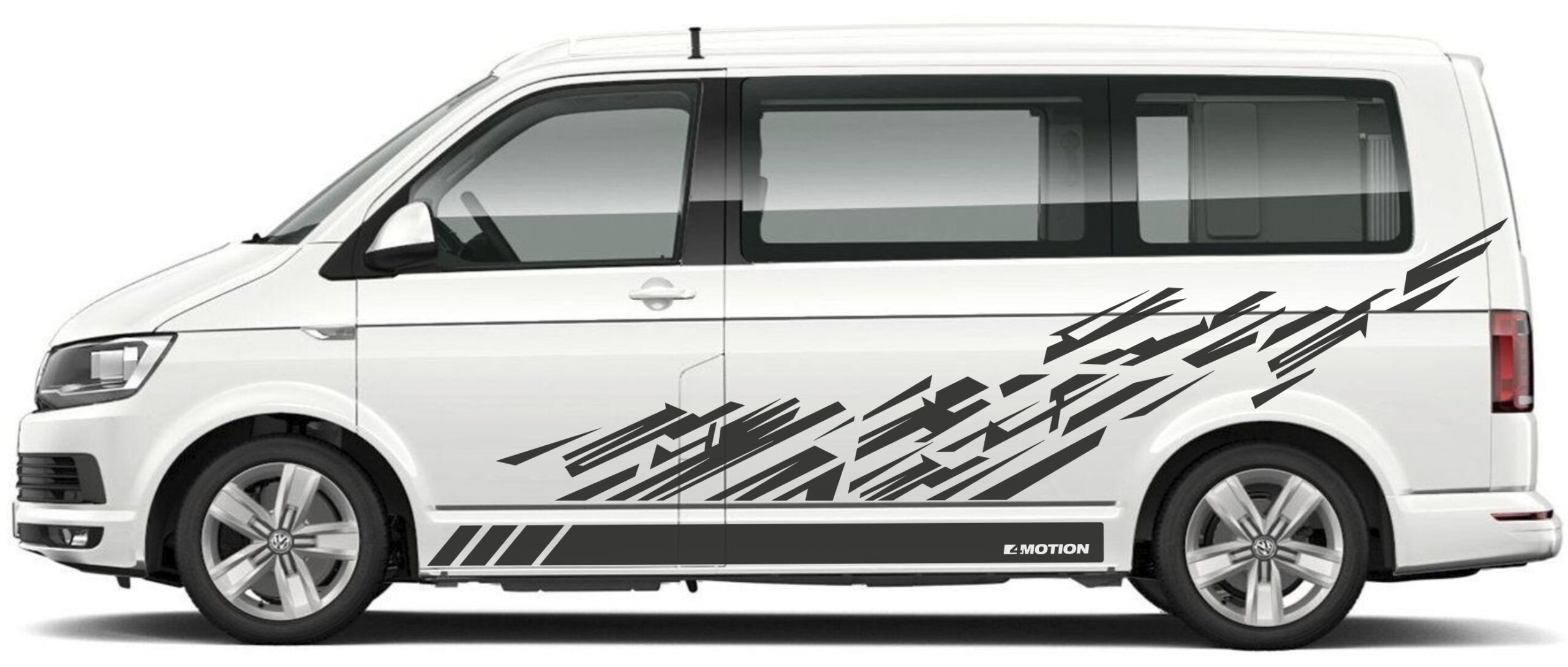 VW Transporter T6_TUNING_4 MOTION naklejki decals stripes sticker aufkleber nalepky samolepky tuning